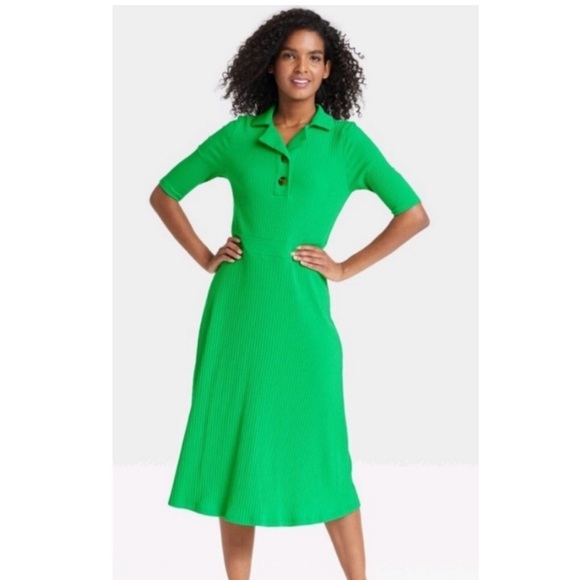 Target Dresses Target Who What Wear Elbow Sleeve Polo Rib Dress In